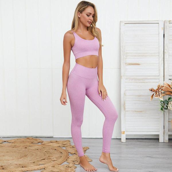 Eco Friendly Yoga Clothes Sets , Gym Workout Clothes Female Apparel For Women