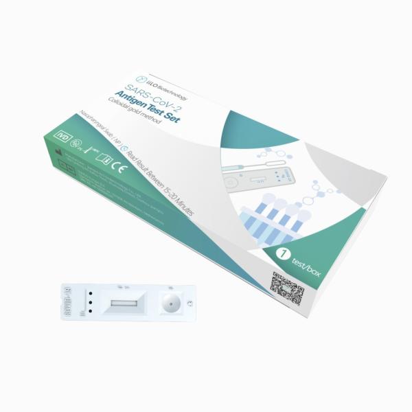 iiLO Fast reaction rapid SARS-CoV-2 Antigen Test Set Nasopharyngeal Swab 1 piece
