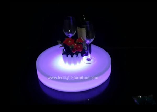 Diodo emissor de luz redondo iluminado servindo as cores das bandejas variáveis com punho portátil