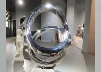 Sumário decorativo de aço inoxidável lustrado espelho Art Sculpture do OEM
