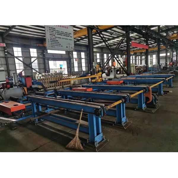 BT40 Main Spindle CNC 3D Beams Drilling Marking Machine Line PLC Control Method