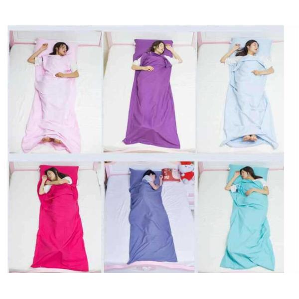 Sleeping Bag Liner,Wide Cotton Camping and Travel Sheet ,Lightweight Warm Weather Roomy Compact Sleep Bag(HT8036)