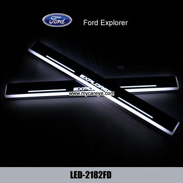 Ford Explorer auto parts retrofit LED moving lights for car door scuff
