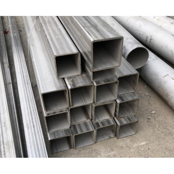 Practical Brushed Square SS Pipe , Rustproof SS Rectangular Tube