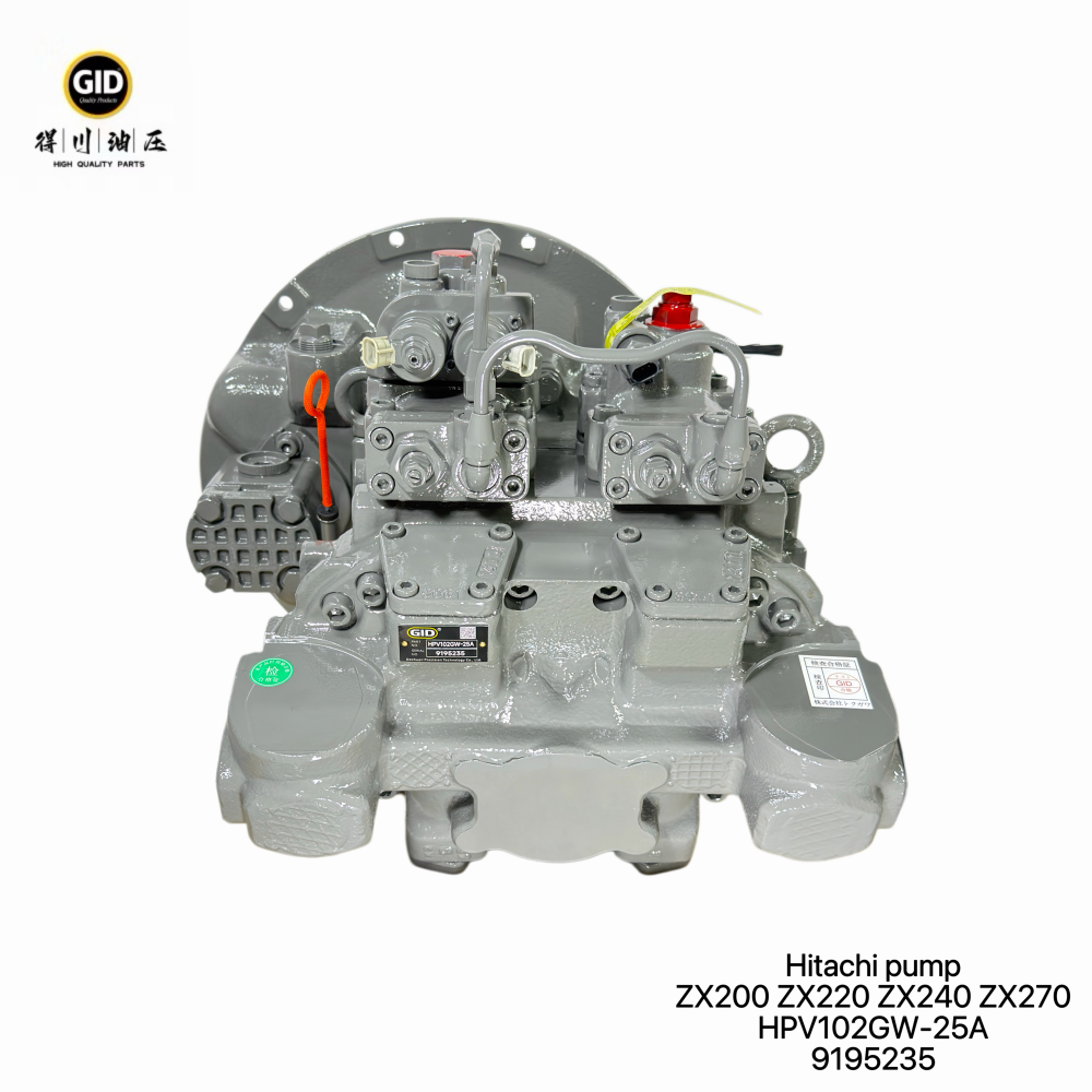 High Pressure High Efficiency Stable Operation Excavator Hydraulic Main Pump HPV102GW-25A for Hitachi ZX240-3G