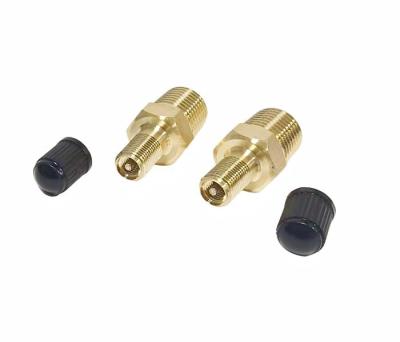 Válvula de bronze de ISO9001 Schrader que cabe com o 1/8 homem NPT 1/8 válvula do tanque do NPT