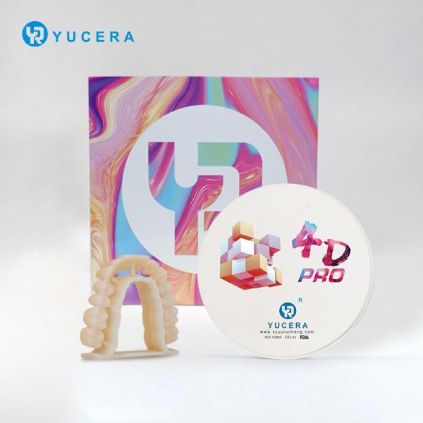 Yucera 4D Pro Sintered Zirconia Dental CAD/CAM Blocks Multi-layer Translucent B1 Color Oral Therapy Equipment & Accessory