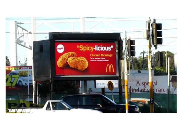 Big Waterproof 5500cd/㎡ P10 LED Display Sign Screen Billboard