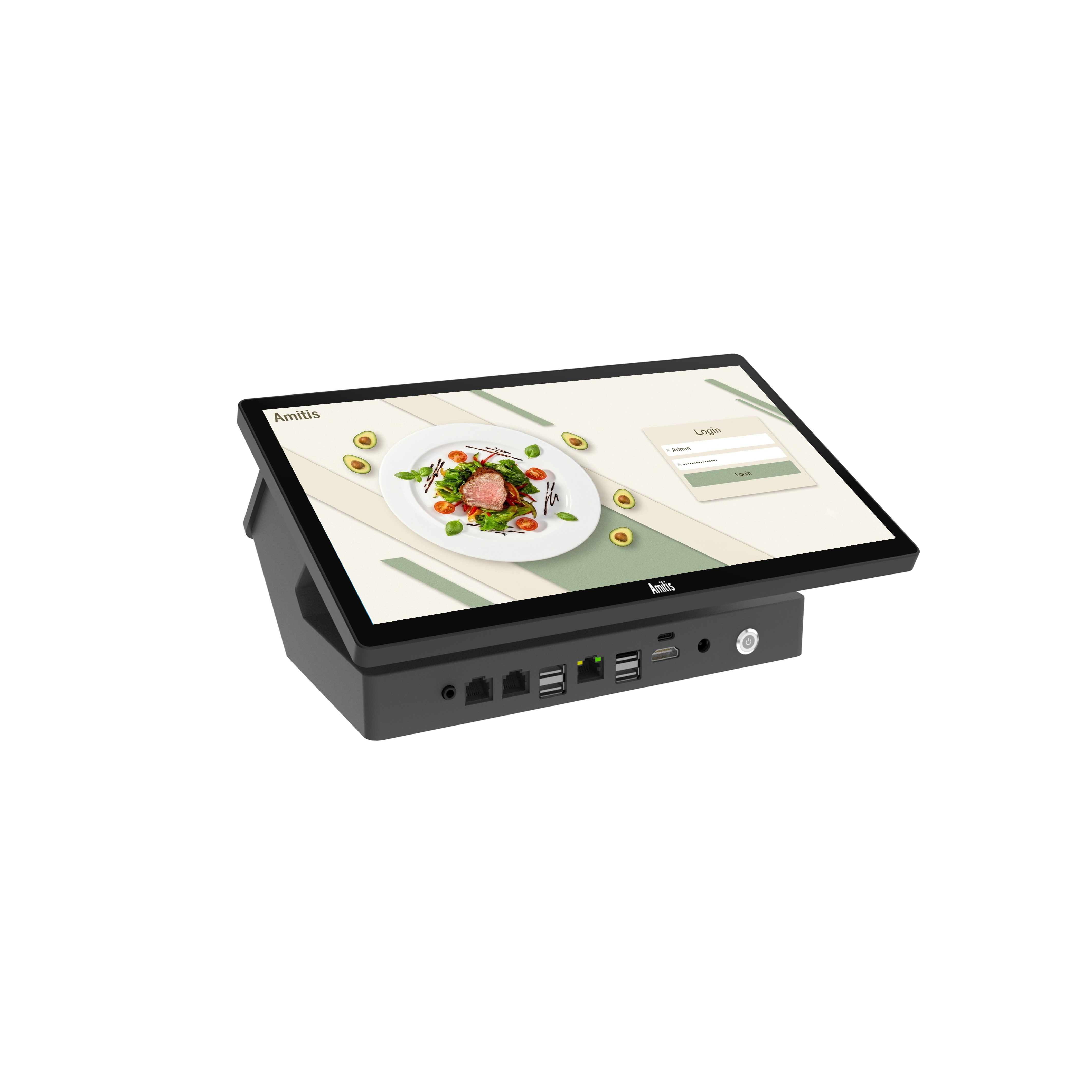 Smart POS Terminal RK3576 Android 14 System With Built In Thermal Printer