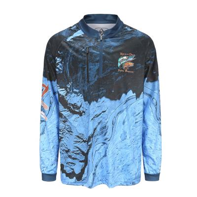Lightweight Printed Fishing Tournament Jerseys Washable Practical