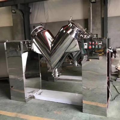 Tipo máquina de SUS304 V de mistura de tempero dos grânulo do misturador do pó