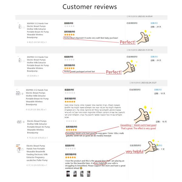 Double Wearable Breast Pump Set 3 Modes 12 Levels Electric Mother Feeding Pump Rechargeable