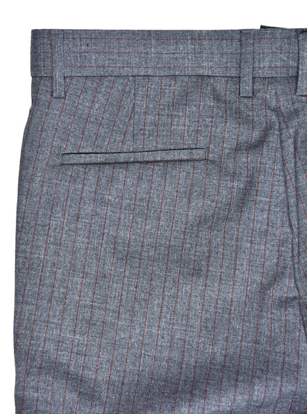 Straight Mens Slim Fit Suit Trousers Office Wear Grey Check Color All Season