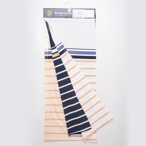 Good Texture,  High Quality Durble And Breathable Striped Knit Fabric For Polo Shirt
