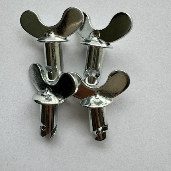 Boutons de tête de papillon 5/16 x.500 en acier Sprint voiture de course Remplacer / réparer Performance Partie essentielle