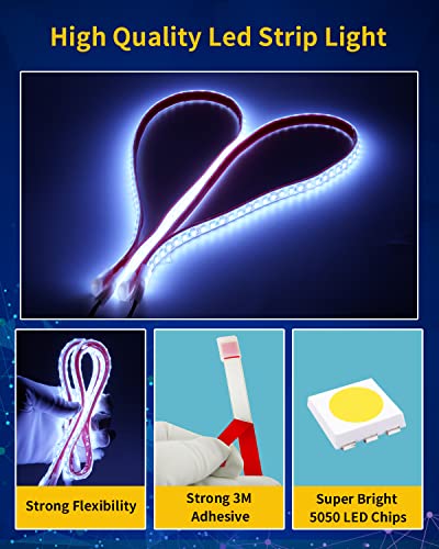 Strong Nano Tape LED Light Strip IP68 Waterproof for Car Motorcycle Home Decoration