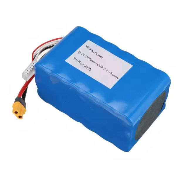 Long Endurance FPV Drone Battery 6S 22.2V 21700 Li Ion Battery Pack 15000‑30000mAh
