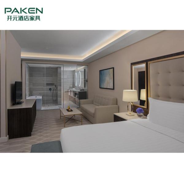 Подгонянные пятизвездочные твердые деревянные наборы спальни гостиницы