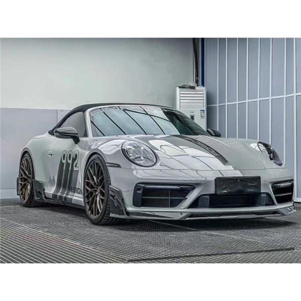 For Porsche 992s Carbon Fiber Body Kit 992s AE Style Dry Carbon Fiber Front Lip Diffuser Spoiler Side Skirt