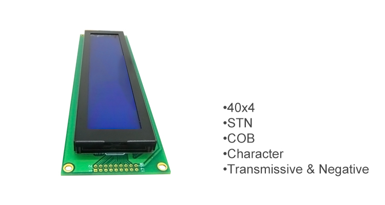 COB Display 40x4 Character LCD Screen Module LCM4004A with 18 Pin and Hd44780 Driver IC