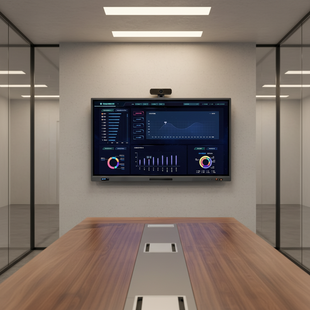 98 Inch Interactive Flat Panel with 4K UHD Resolution Android 9.0 and Built-in 2 X 10W Speakers for Enhanced Collaboration