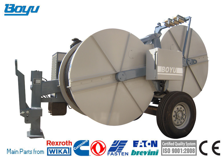 линия 103hp 500kv 2x70kn надземная шнуруя Tensioner кабеля оборудования гидравлический