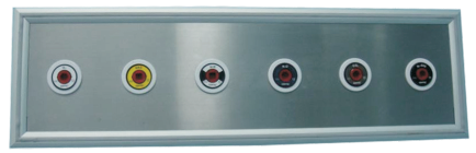 Wall Mounted Medical Gas Terminal Unit Customized Oxygen Terminal Unit