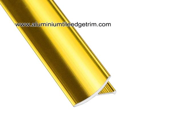 Aluminum Inside / Internal Tile Corner Trim / Decorative Strip For Cleading Panel