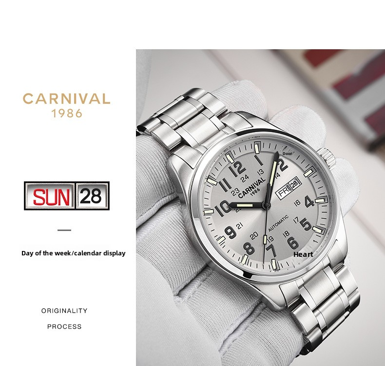 Automatic Movement Mens Luxury Wristwatches Stylish Durable And Water Resistant Ideal For Professional Business Settings