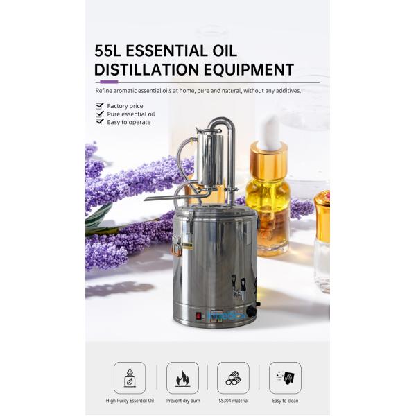 Neroli/Juniper Berry/Jojoba Essential Oil Distillation and Extraction Machinery with 2-4kg per Batch Capacity