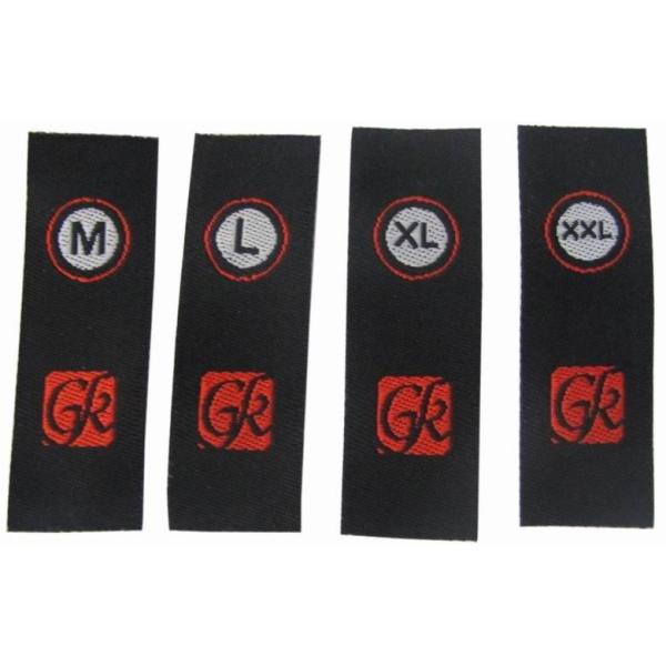Custom Design Woven Iron Labels Personalized Garment Tags