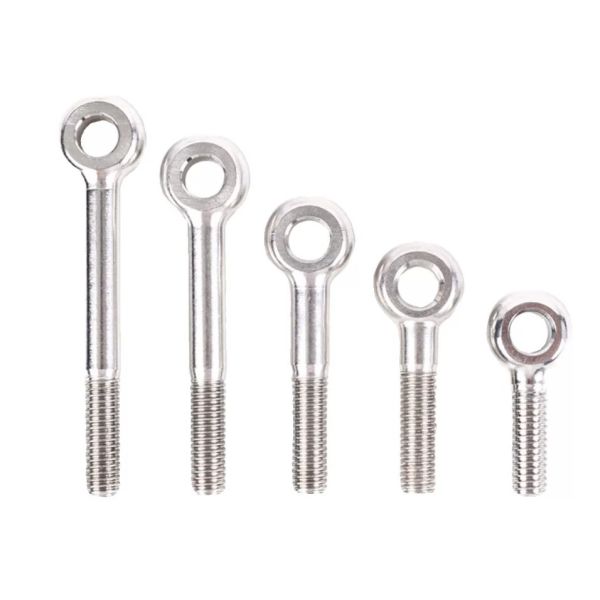 M10 M10*40 M10*110 Full Thread Stainless Steel Eye Screw Bolt Nominal Length 100mm To 300mm Durable Corrosion Resistant Hardware Fastener