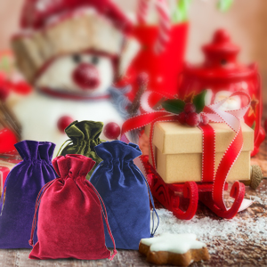 Velvet Gift Bags, Velvet Drawstring Pouches, Bracelets, Necklaces, Watches, Rings, Jewelry packaging