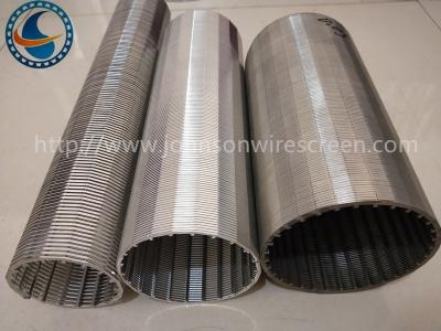Johnson Wedge Wire Mesh Pre embalou bem telas para o sistema da entrada de água do mar