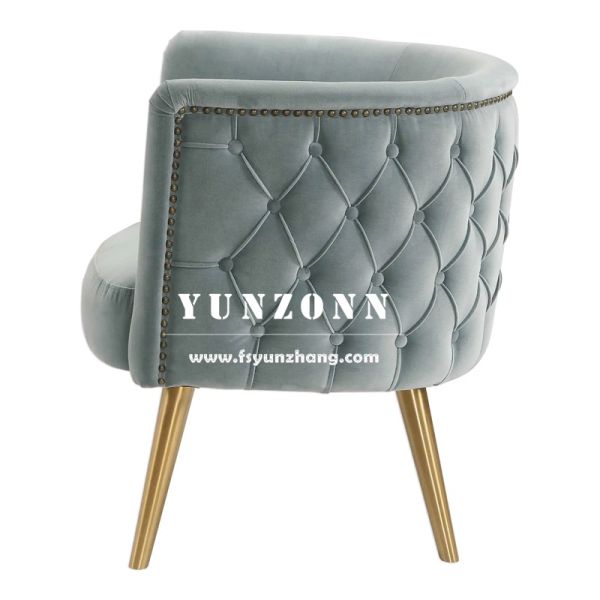 Modern Luxury Gold Stainless Cassidy Chairs Elegant Velvet Wedding Set for Living Room Dining Hotel Mall Outdoor Events