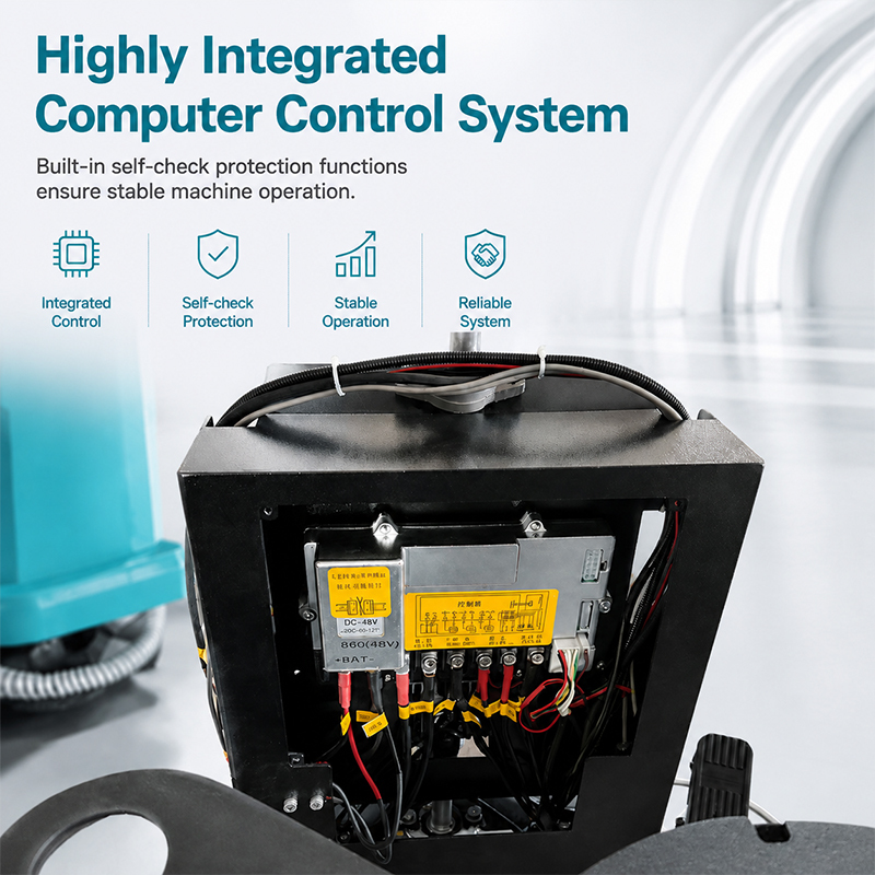 Best Sell Electric Battery Powered Floor Cleaning Machine Rider Terrazzo Floor Cleaning Floor Scrubbing Machine