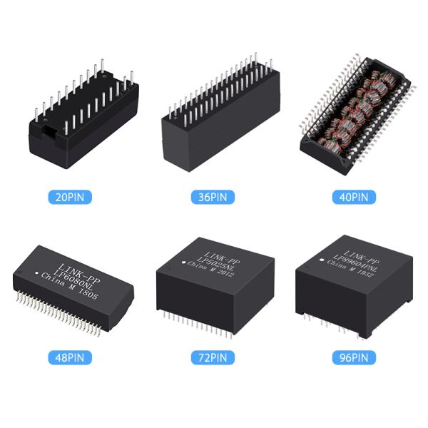 Трансформатор LP41671ANL-6 телекоммуникаций Lan высоковольтной 4800V PoE+ изоляции XFATM9ULR1 магнитный