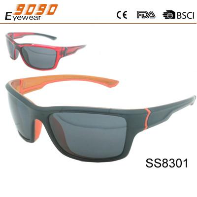 Classic culling sports sunglasses with plastic frame ,UV 400 protection lens.