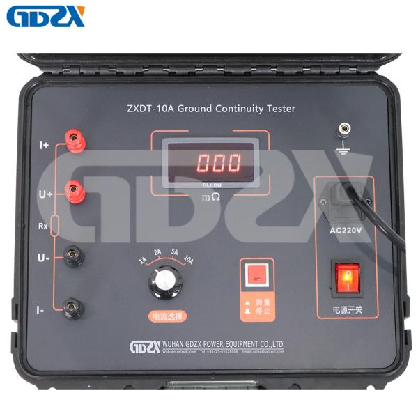 ZXDT-10A Ground Down Lead Earth Insulation Tester Ground Continuity Tester