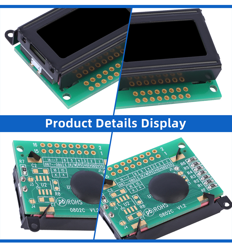 Persian DFSTN Black Film 0802C 16 PIN ST7066U Chip Mini LCD