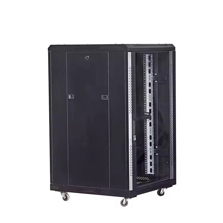 18U 800*800*1000mm Data Center Server Rack with 2.0mm Thickness and Tempered Glass Door