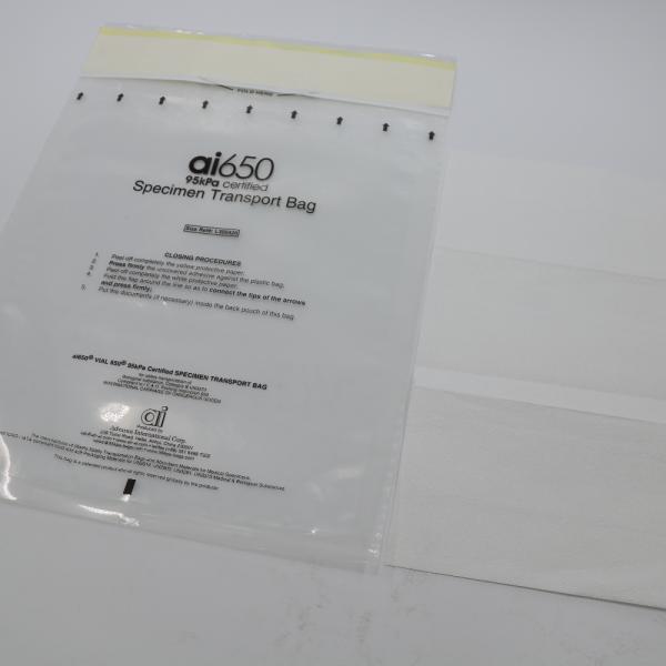 95 кПа Прозрачный/белый, чувствительный к давлению, клейкий транспортный пакет для образцов