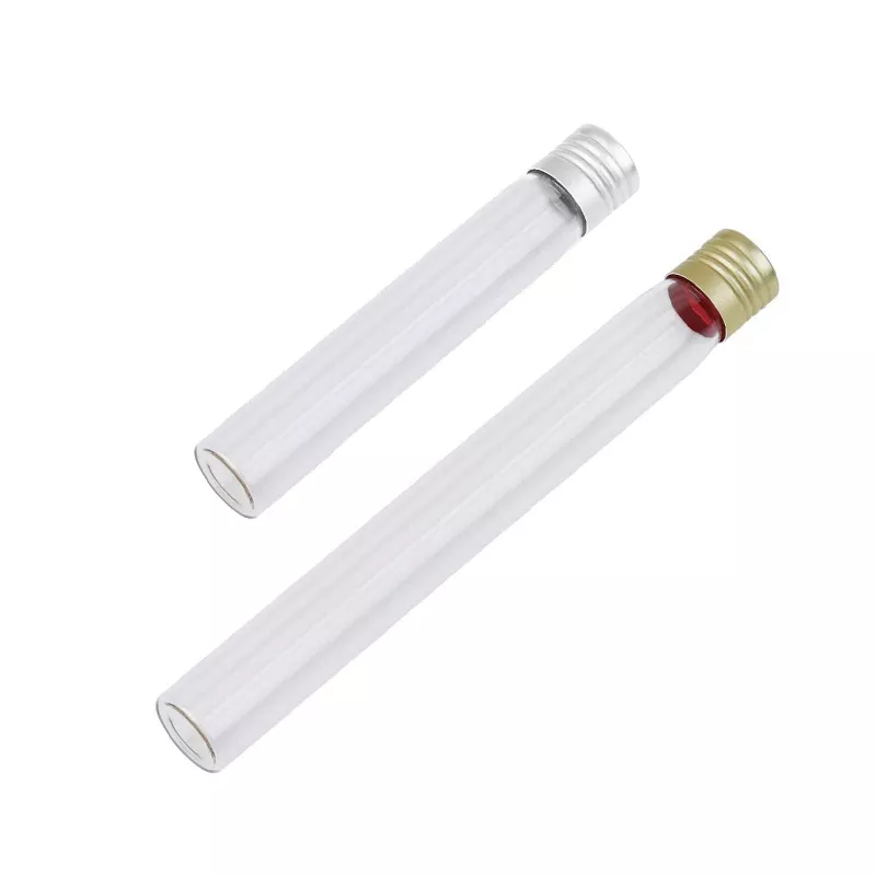 Custom Different Size Food Grade 12*75mm Plastic Test Tube With Screw Cap for Packaging