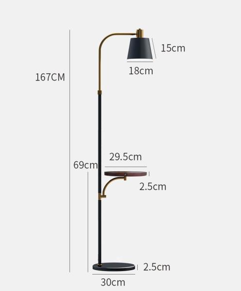 IP20 USB wireless charging floor light led floor lamp for led floor light/indoor table floor lighting for apartment