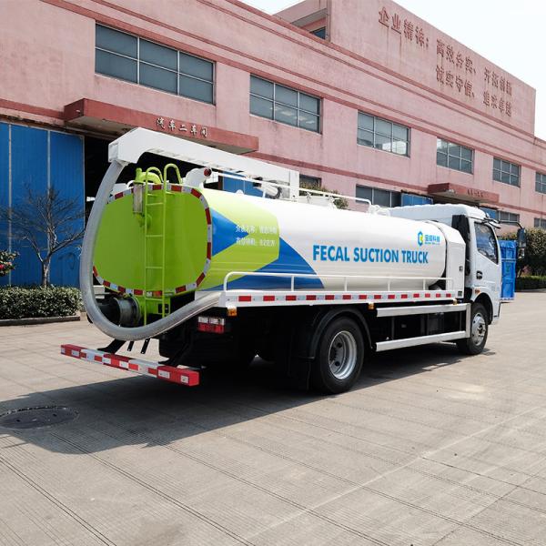 Sucking And Discharging Fecal Suction Truck With Extraction Pump For Street Drainage