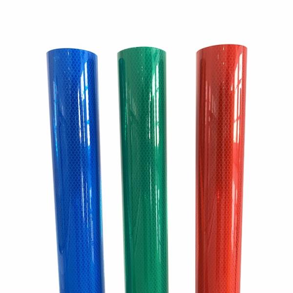 High Visibility Diamond White Reflective Vinyl Film for Safety Road Sign