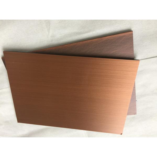 Anti - Toxicity Copper Metal Wall Panels For Interior / Exterior Wall Cladding