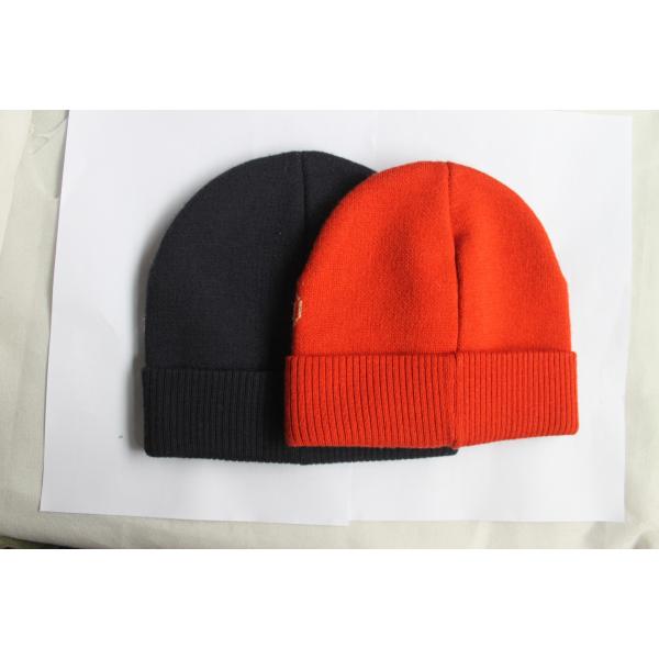 OEM Pantone Color Acrylic Mens Slouchy Beanie Hats For Winter