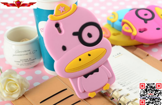 New Arrival ECO-Friendly Cartoon Silicone Cover Case For Lenovo S960