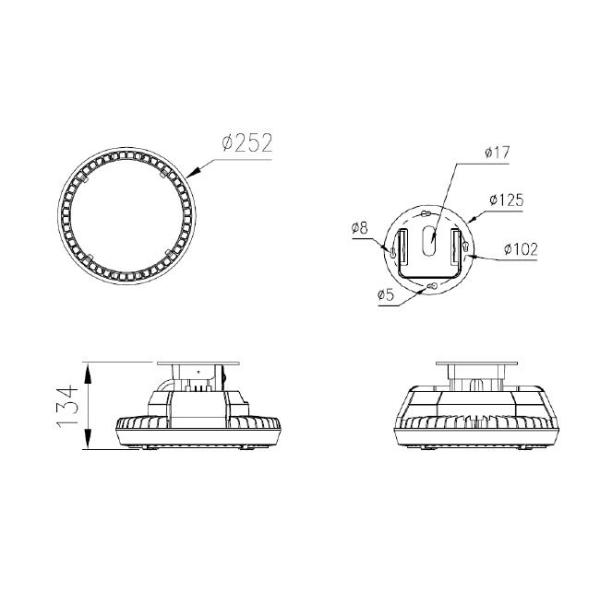 110lm/ватт 3300lm w 30 вели света сени с водителем Meanwell